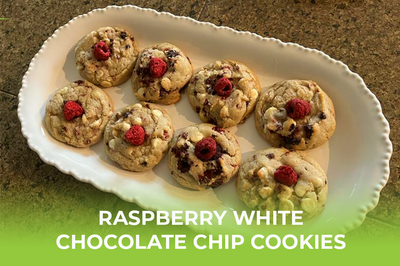 Raspberry White Chocolate Cookies